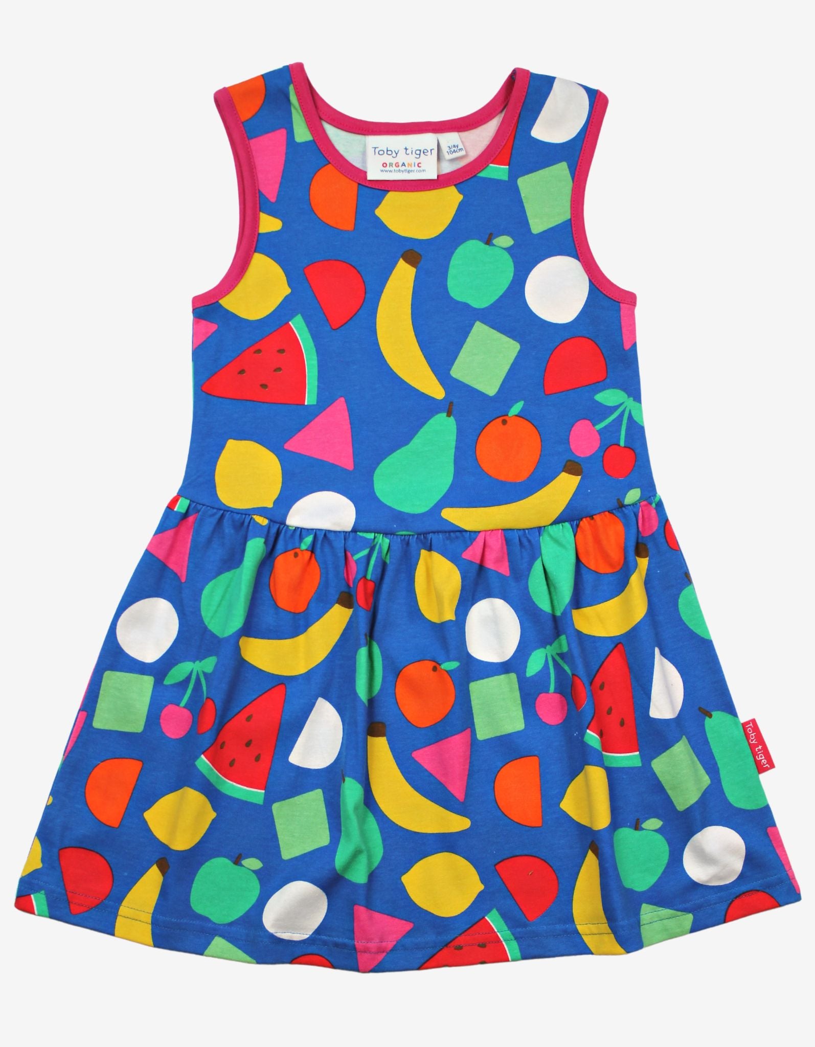 Organic Fruit Printed Summer Dress