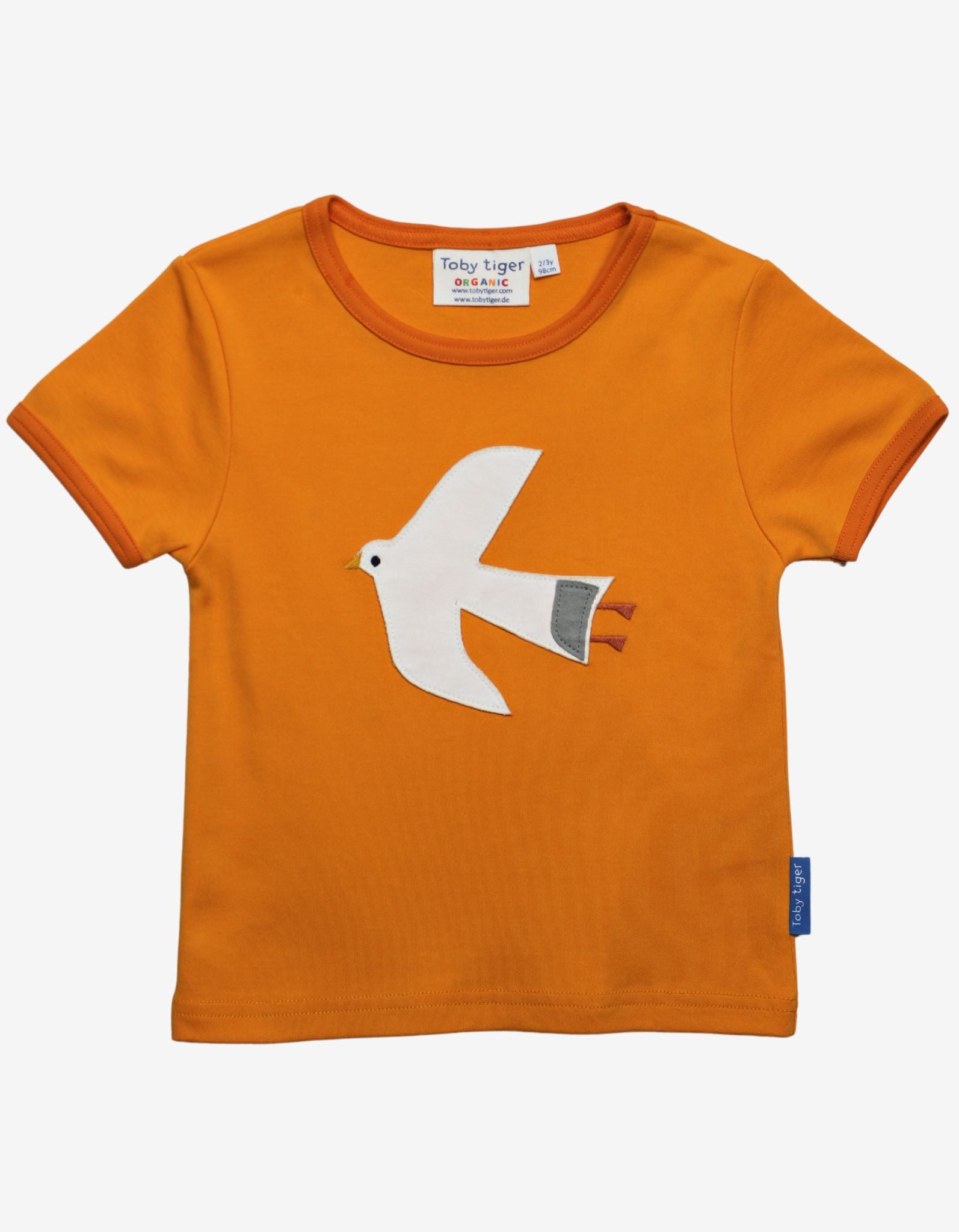 Organic Seagull Applique T Shirt