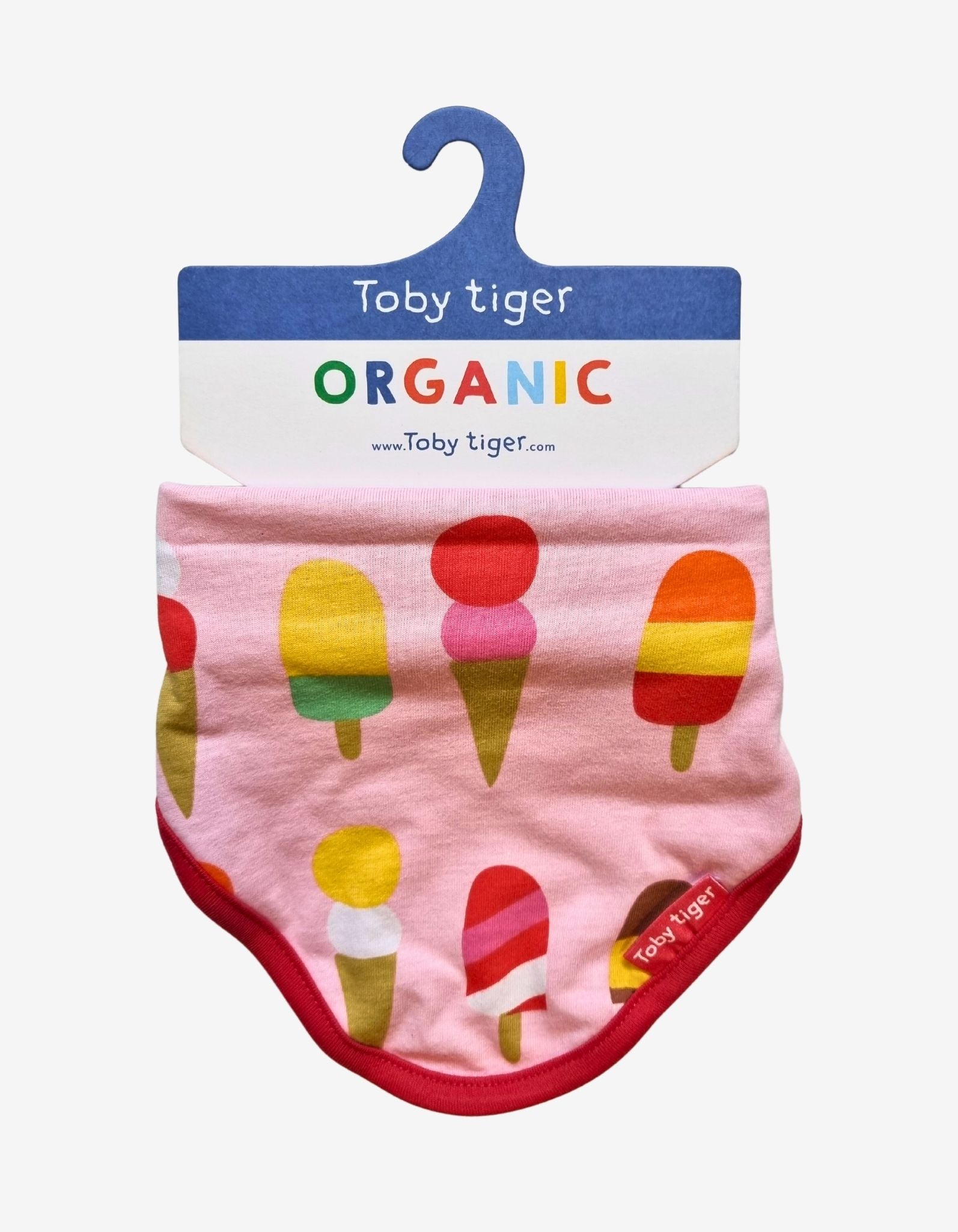 Organic Ice Cream Printed Dribble Bib