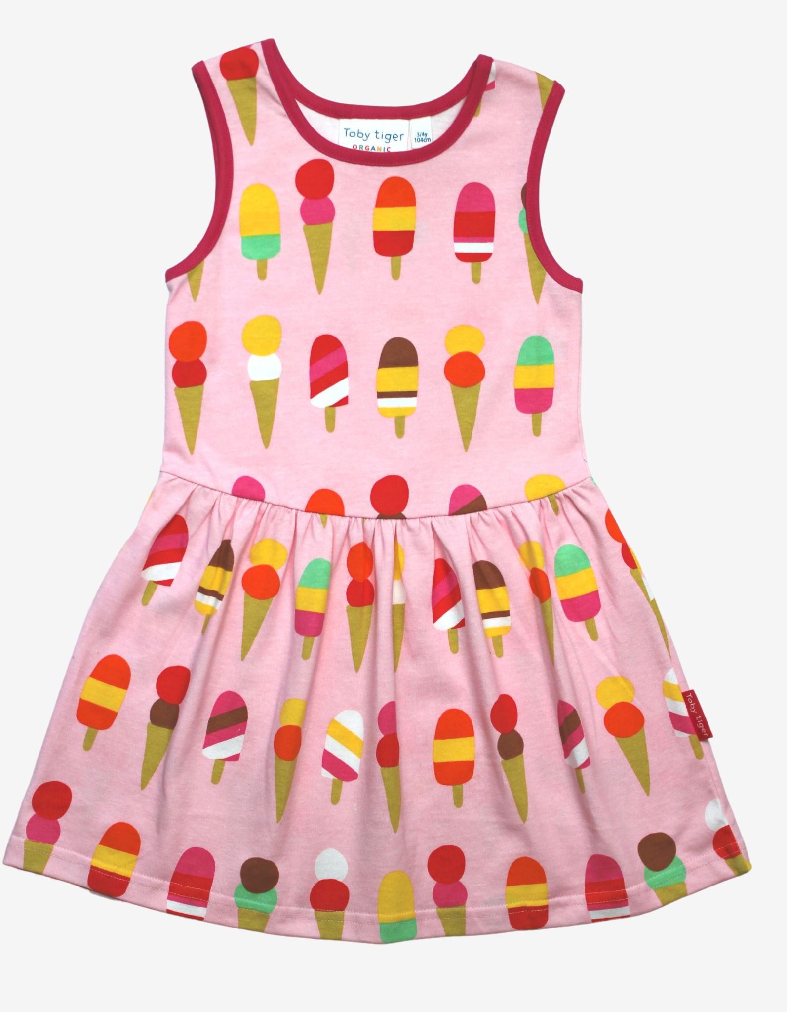 Organic Ice Cream Printed Summer Dress