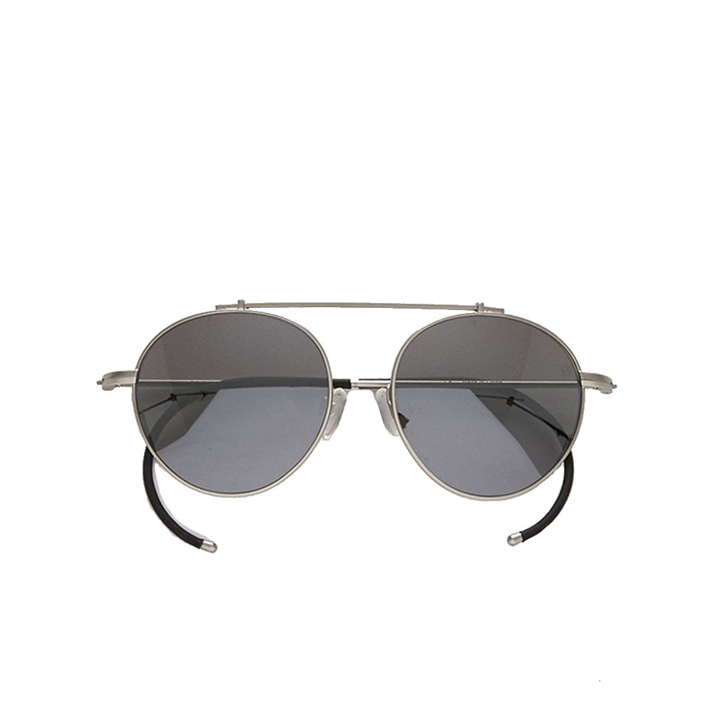 Xoa Sunglasses Silver Matte / Grey Chrome