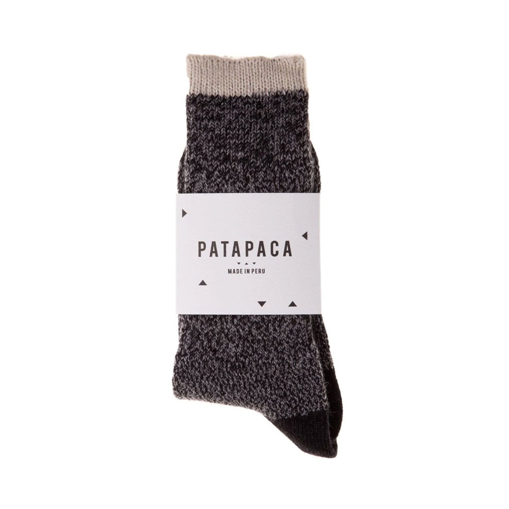 Melange Black Socks Black