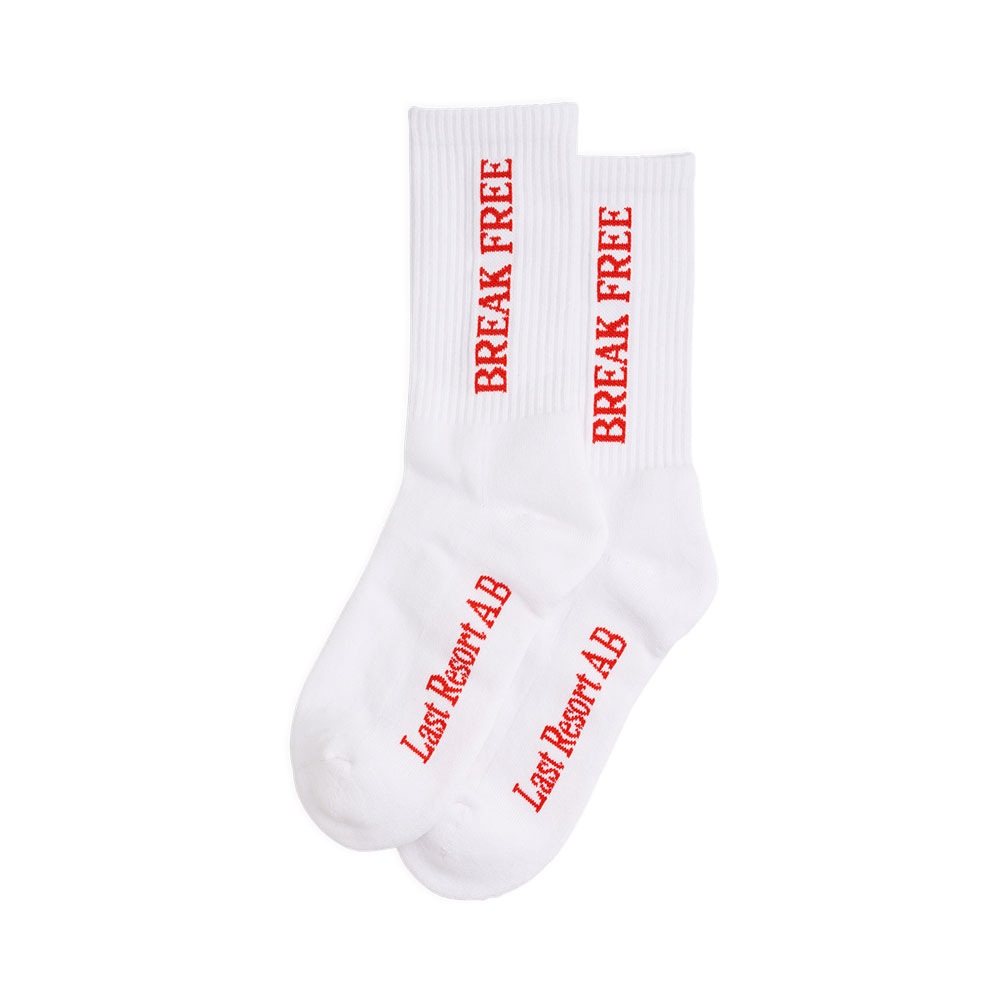 Break Free Socks White