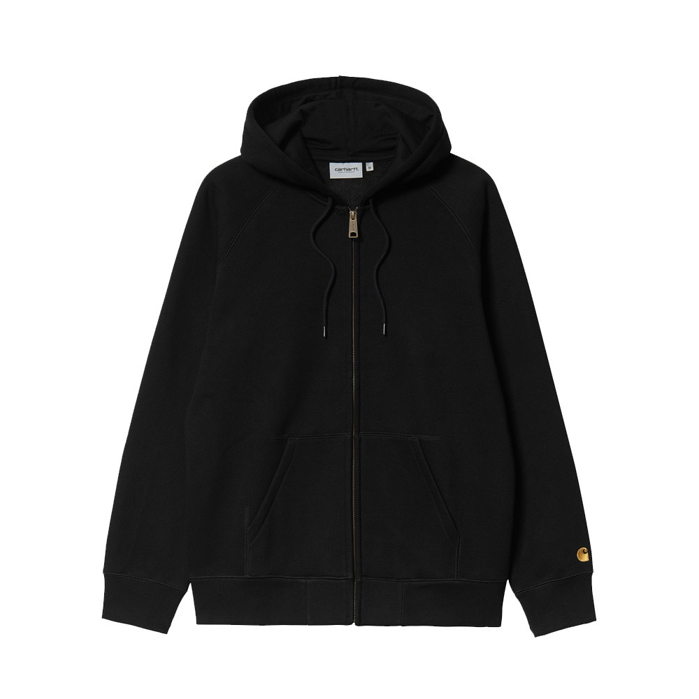 Carhartt Hooded Chase Jacket Black/gold