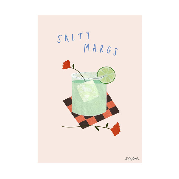 Rose London 'salty Margs' Print