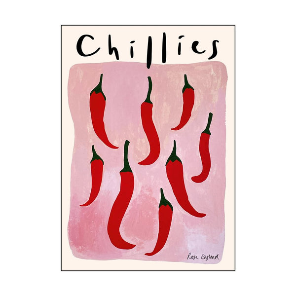 Rose London 'chillies' Print