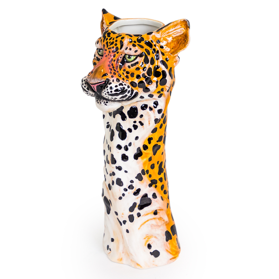 &Quirky Ceramic Tiger Head Vase
