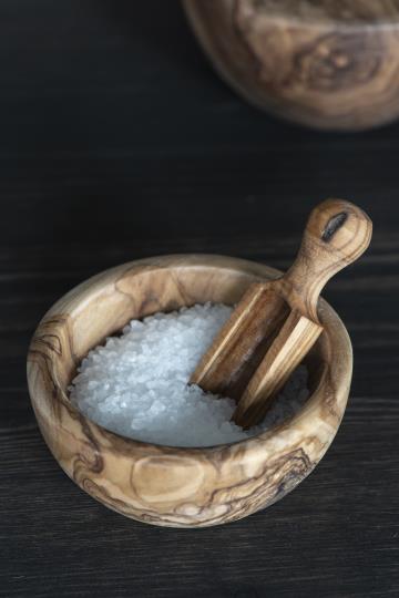 lb Laursen Olive Wood Salt Spoon