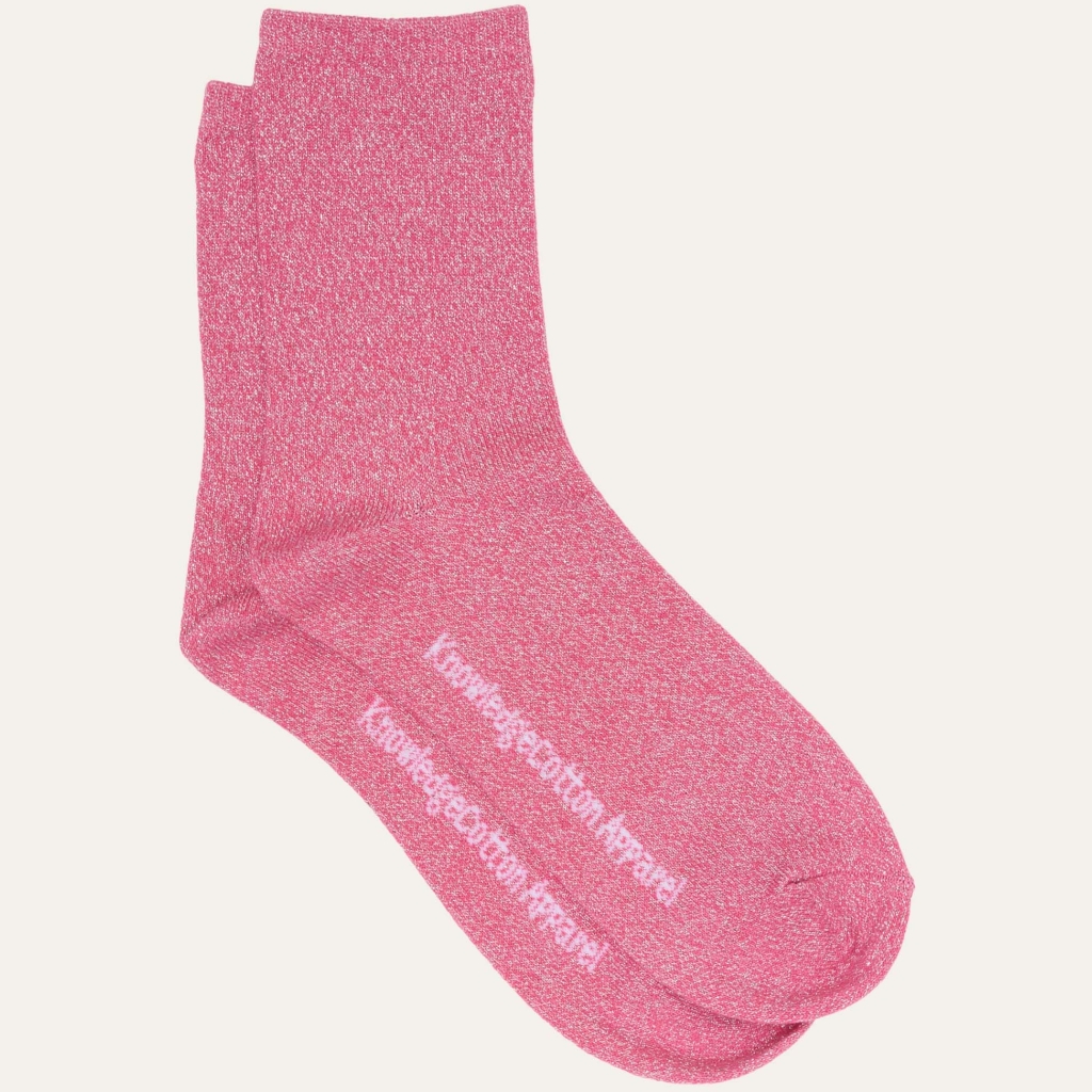 830001 Glitter Socks Hot Pink