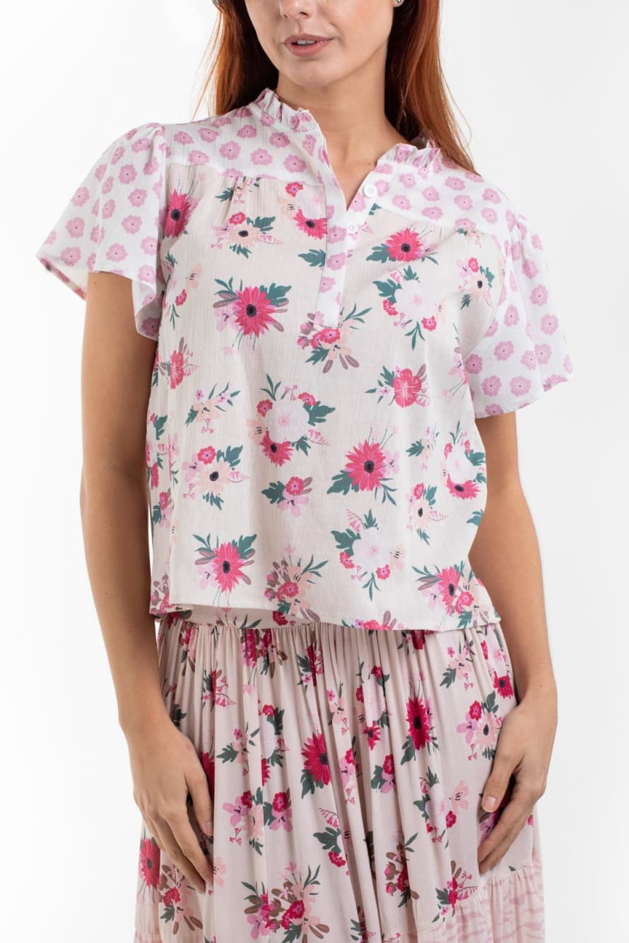 - Dani Top Blooms Poppy Pink