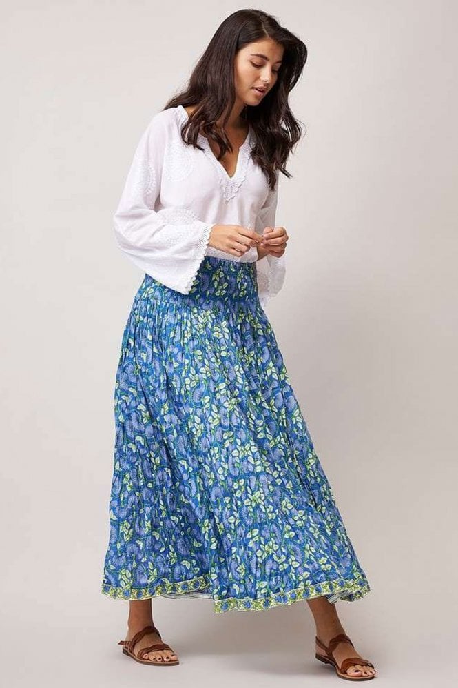 Arista Skirt In Blue Petunia