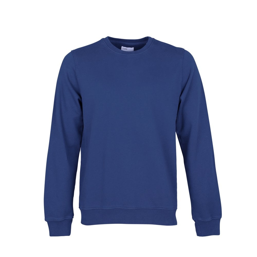 Royal Blue Organic Cotton Crew Neck Sweatshirt