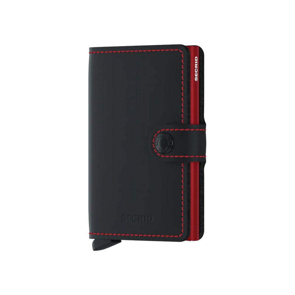 Miniwallet Matte Black & Red