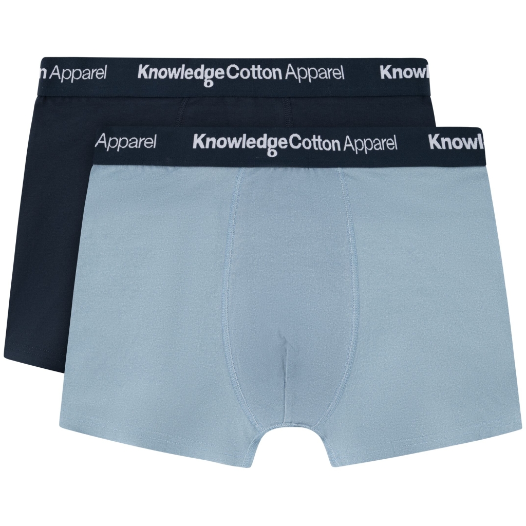 Knowledge Cotton Apparel  1110007 2 Pack Underwear Asley Blue
