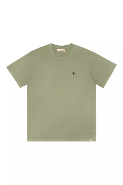 Green biker t -shirt