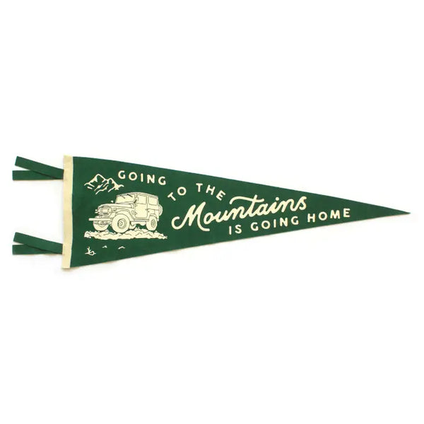 Oxford Pennant Going To The Mountains Is Going Home Pennant Flag