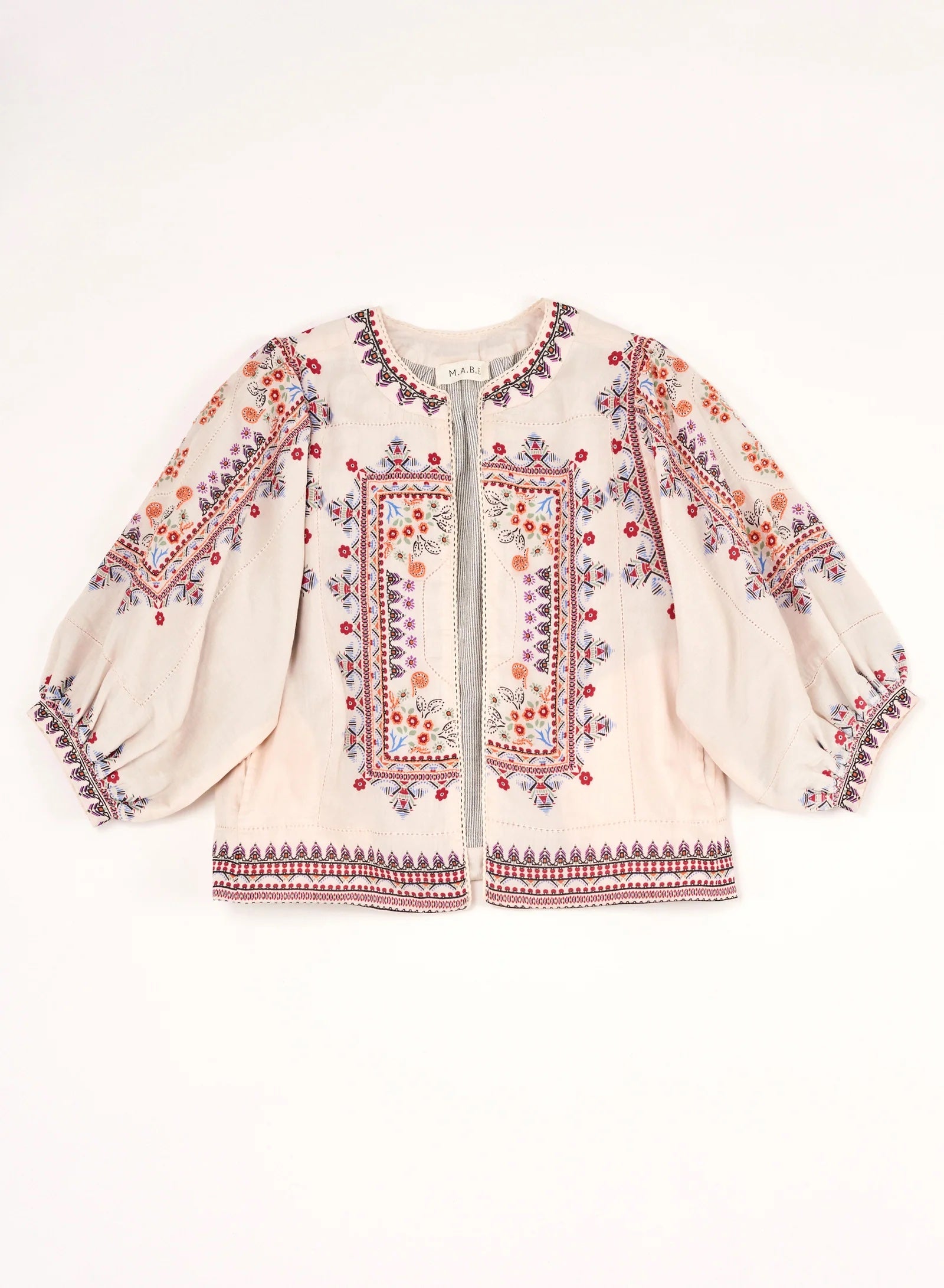 Eden Embroidered Jacket | Floral Print