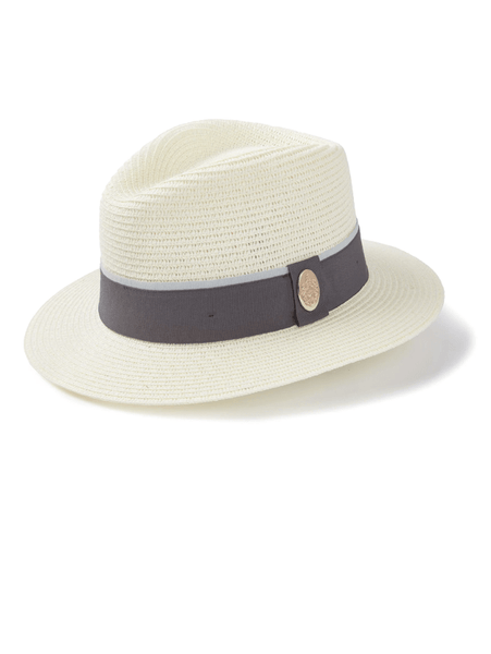 Hicks and Brown Orford Fedora with Charcoal Ribbon