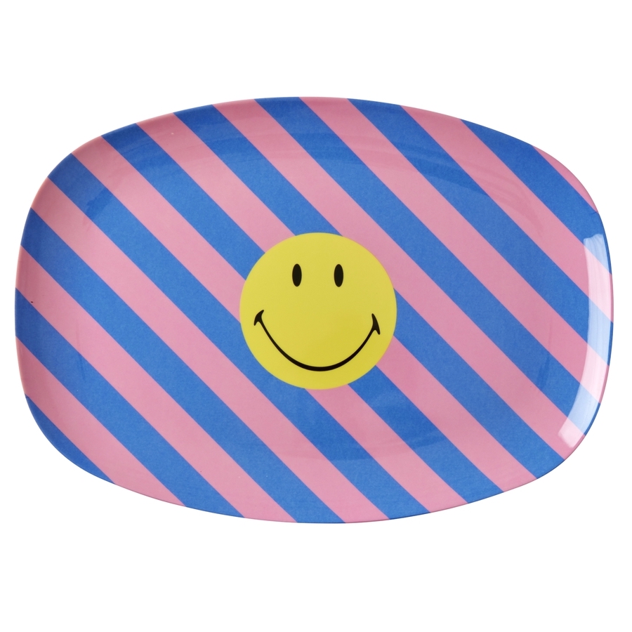 Smiley® Rectangular Melamine Plate