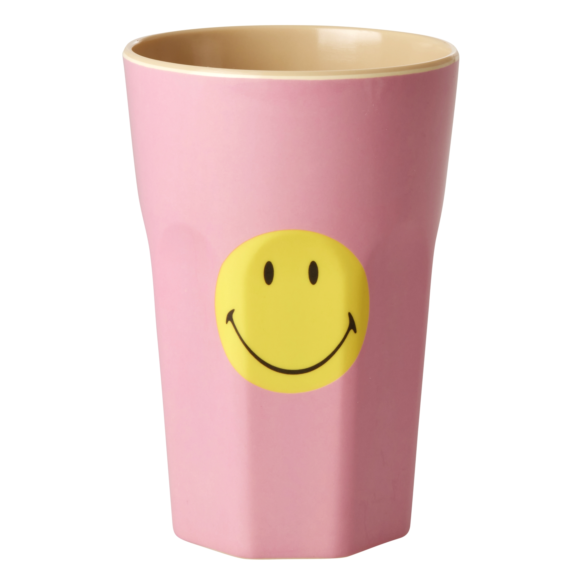 Smiley® Tall Melamine Cup Pink