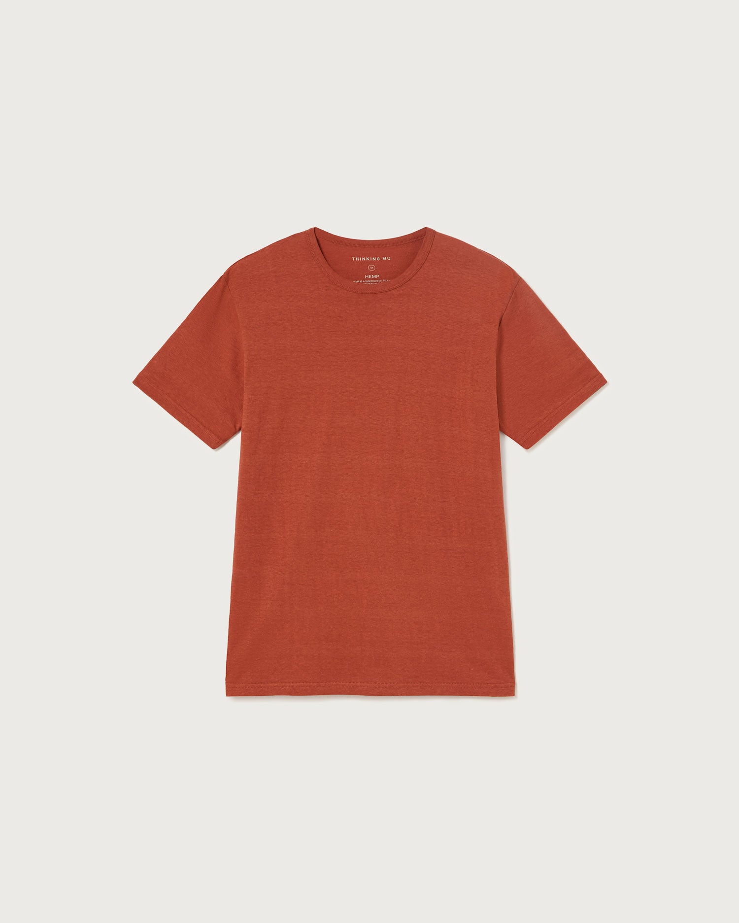 Clay Red Red Hemp T Shirt