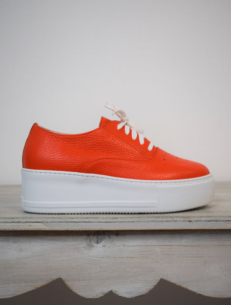 Sibley Lace Up Orange