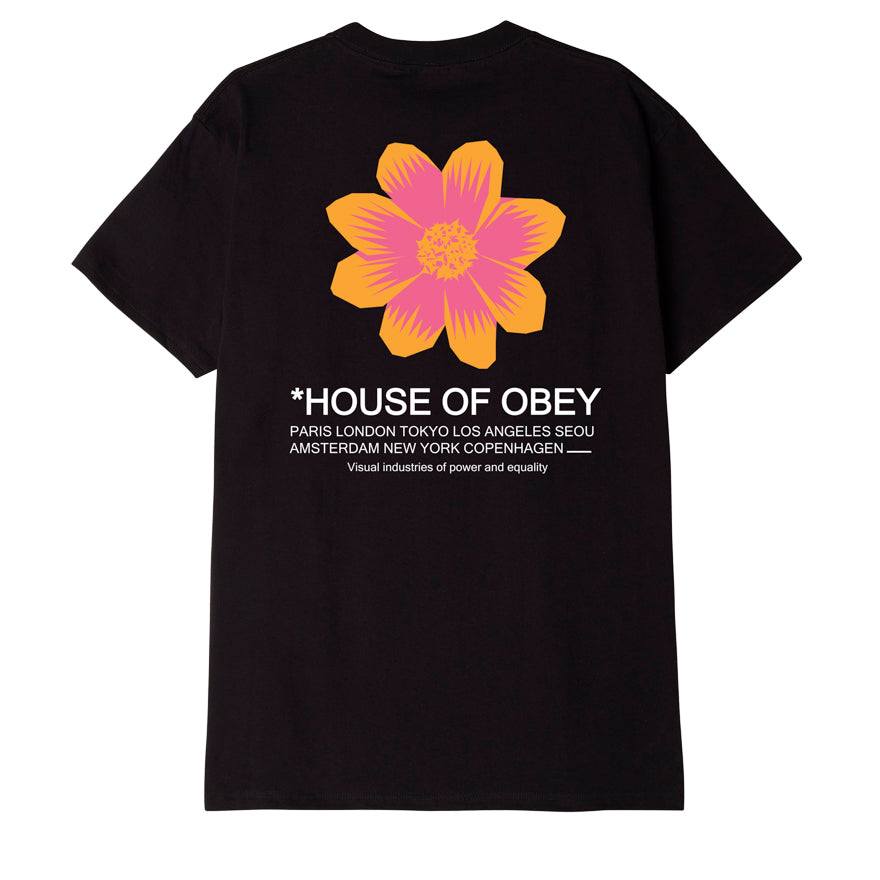 House Of Flower T-shirt - Black