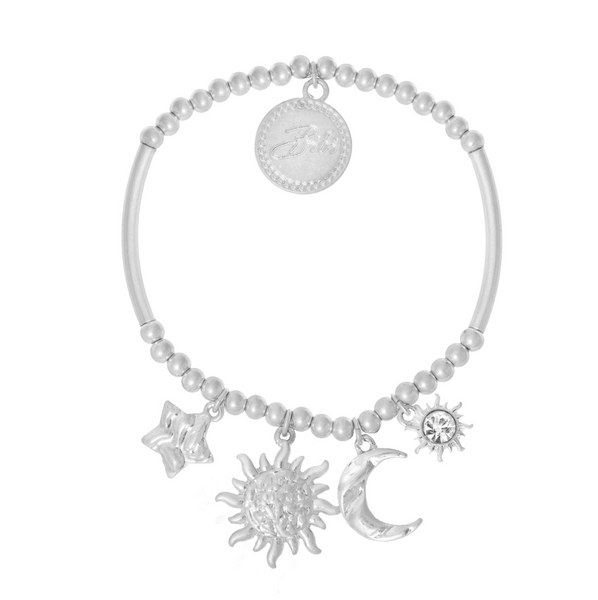 Bibi Bijoux Jewellery Bibi Bijoux Silver Cielo Ball Bracelet
