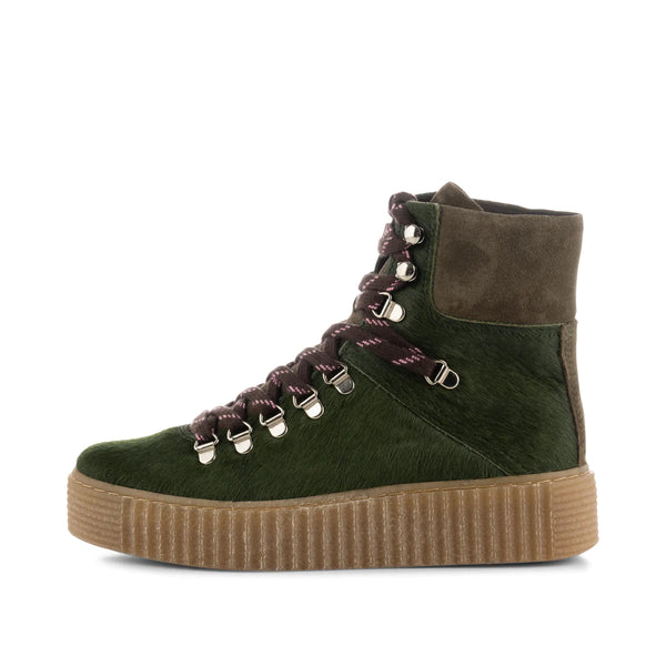 Khaki Pony Agda Boots