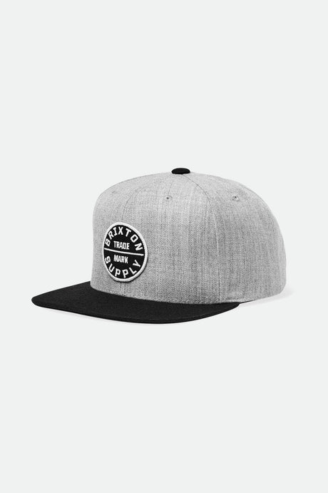 Oath III Snapback - Light Heather Grey / Black