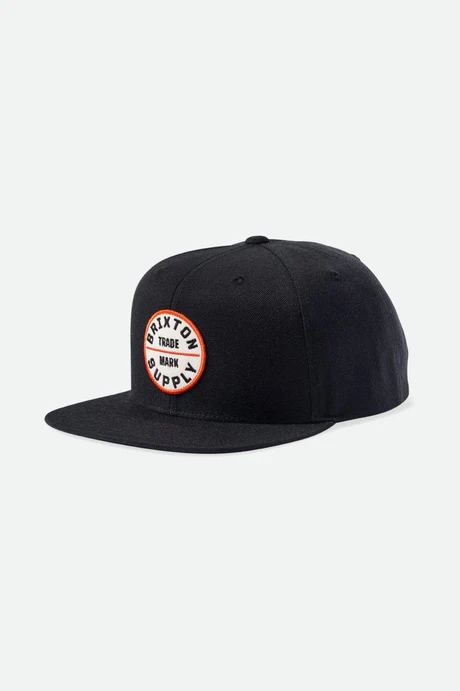 Oath III Snapback - Washed Black / Orange