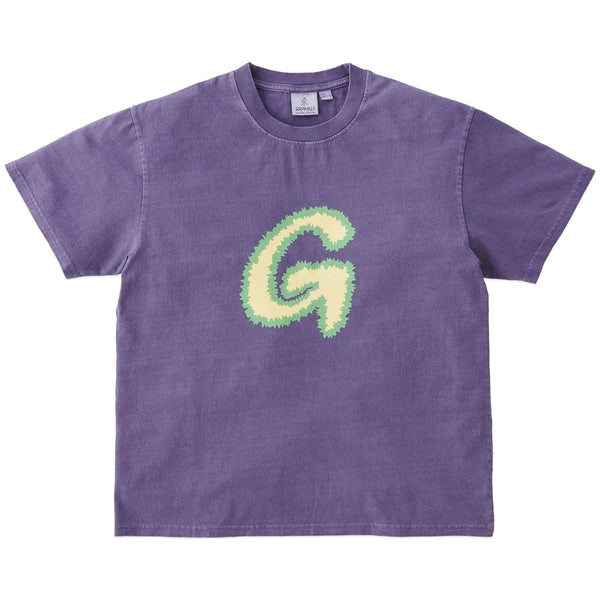 Fuzzy G-logo T-shirt - Purple Pigment