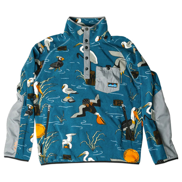 Teannaway Mock Neck Polar Fleece - Angling Birds