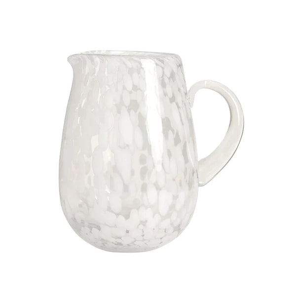 Jali Water Carafe In White - Living Design