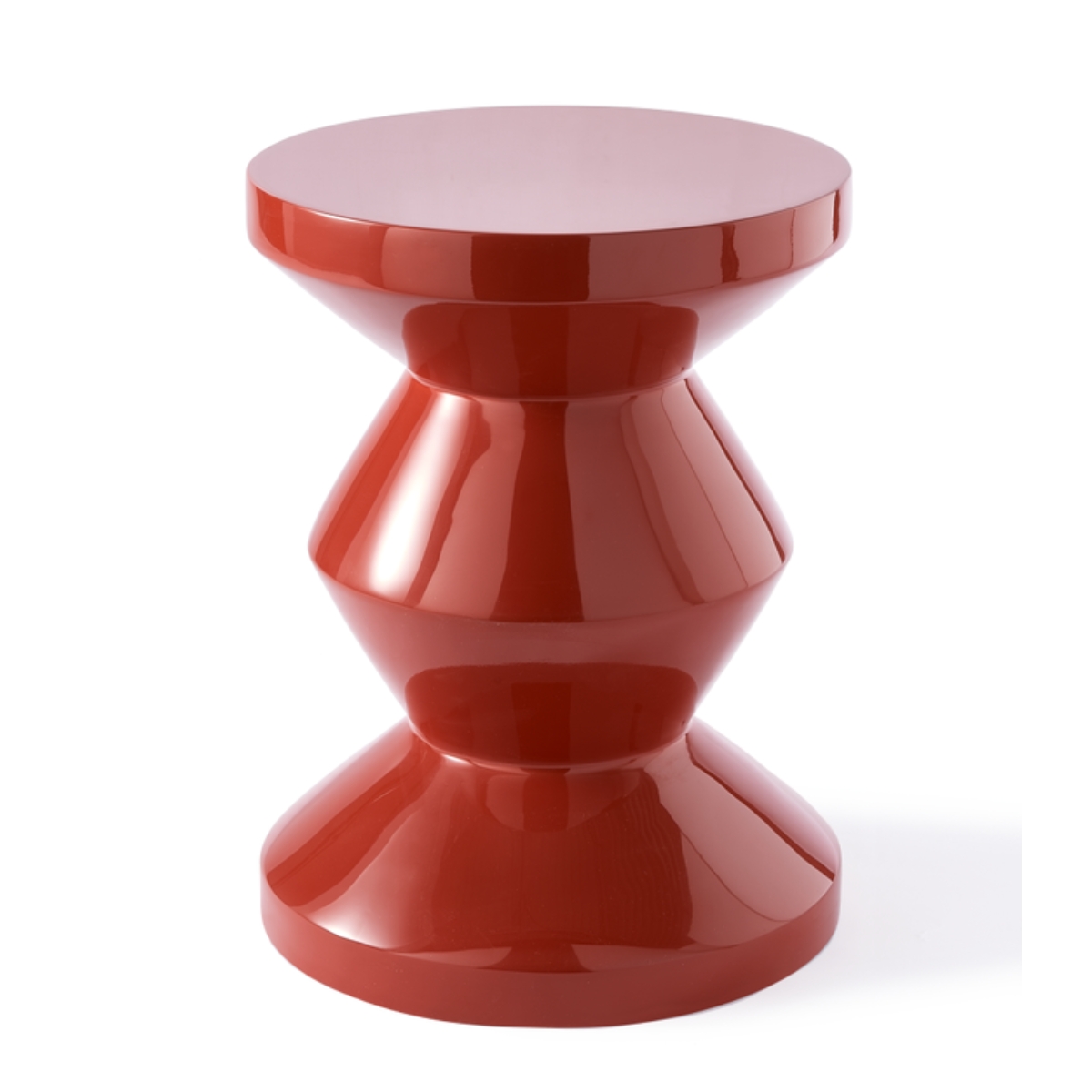 POLSPOTTEN Zig Zag Side Table - Coral Red