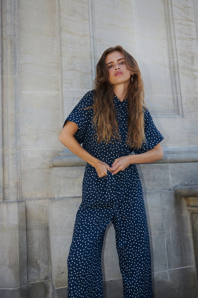 Mathilde Jumpsuit - Dot Print