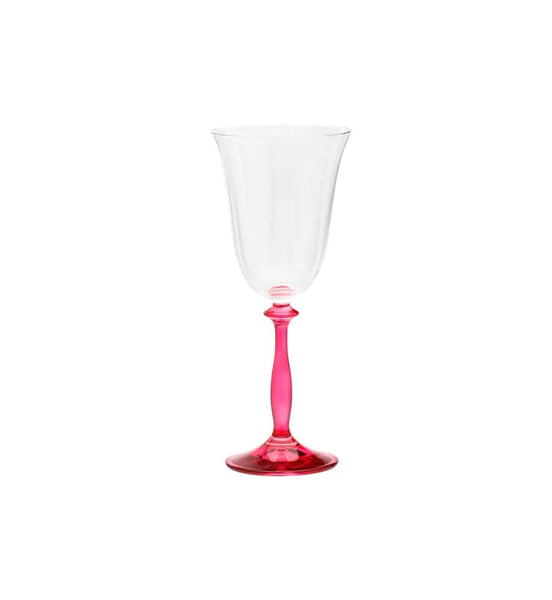 Fuchsia Wine Glass