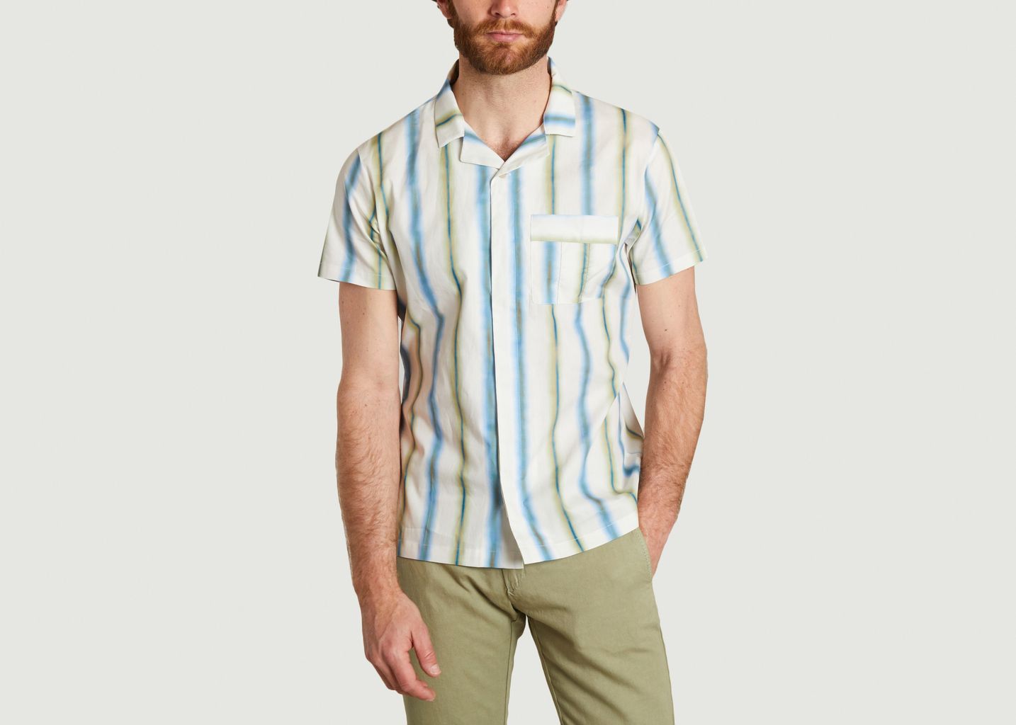JagVi Rive Gauche Striped Cotton Shirt