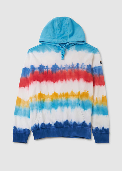 Paul & Shark Men's Tie & Dye Organic Cotton Hoodie In Multi