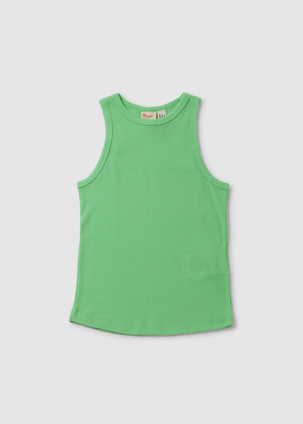 Champion Women's Reverse Weave Waffle Tank Top In Spring Green Bouquet