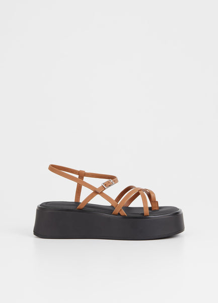 Courtney Sandals Cognac