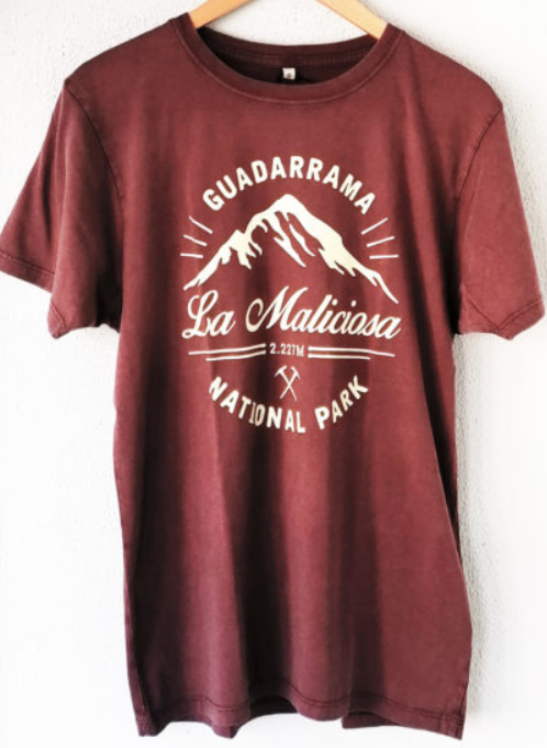 Malicious La T -Shirt - Stone Wash Burgundy