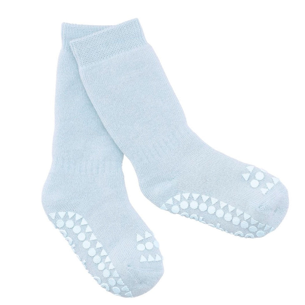 Non -slip bamboo socks - Sky Blue