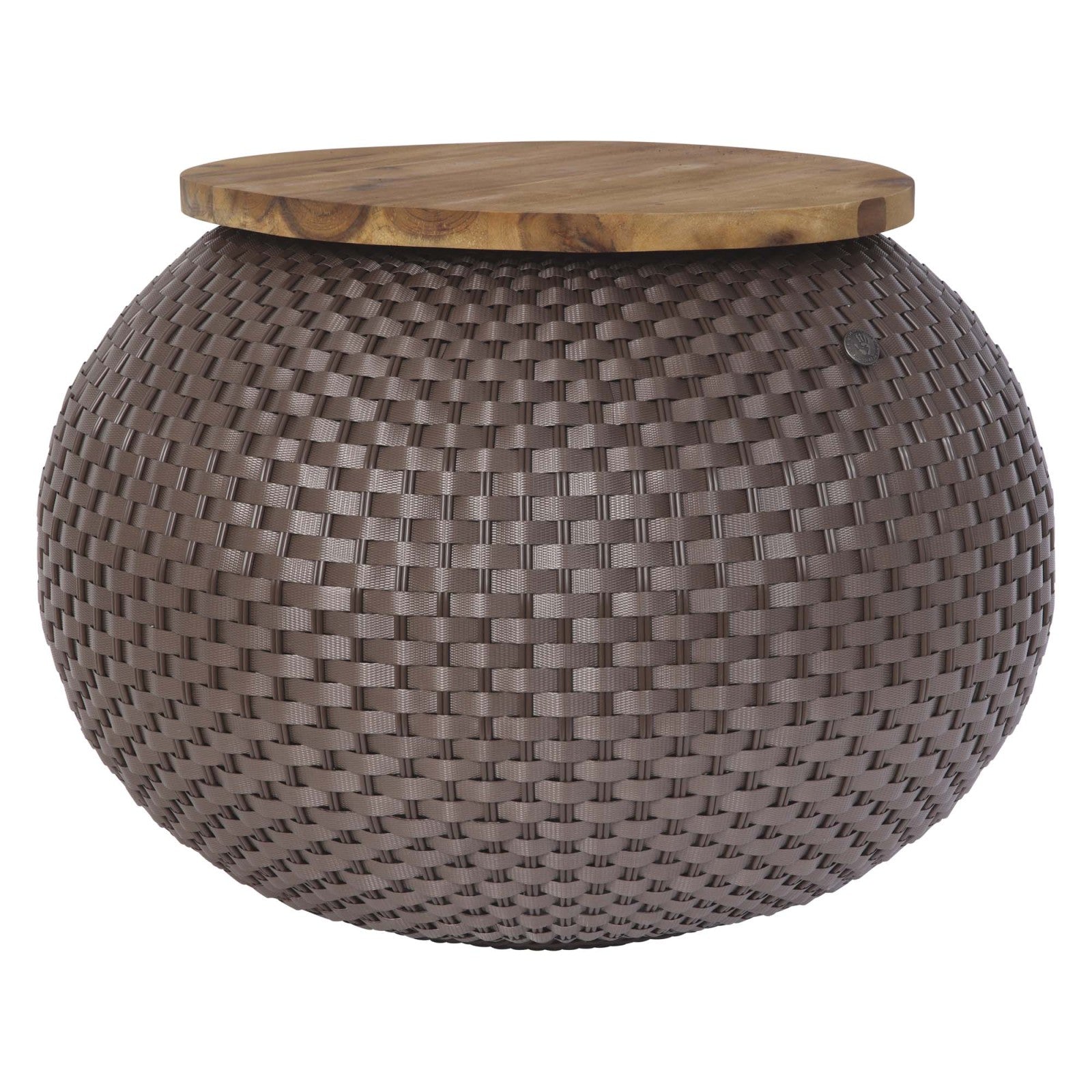 Taupe Halo Storage Basket