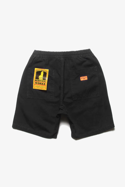 Short Classic Canvas Chef Black