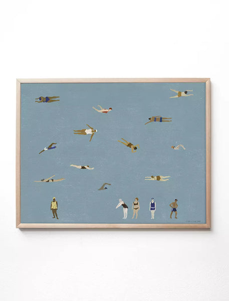 40 x 50cm Swimmers Poster / Print