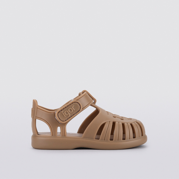 : Tobby Solid Sandals - Taupe