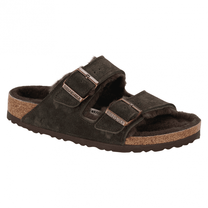 Mocca Shearling Arizona Sandal