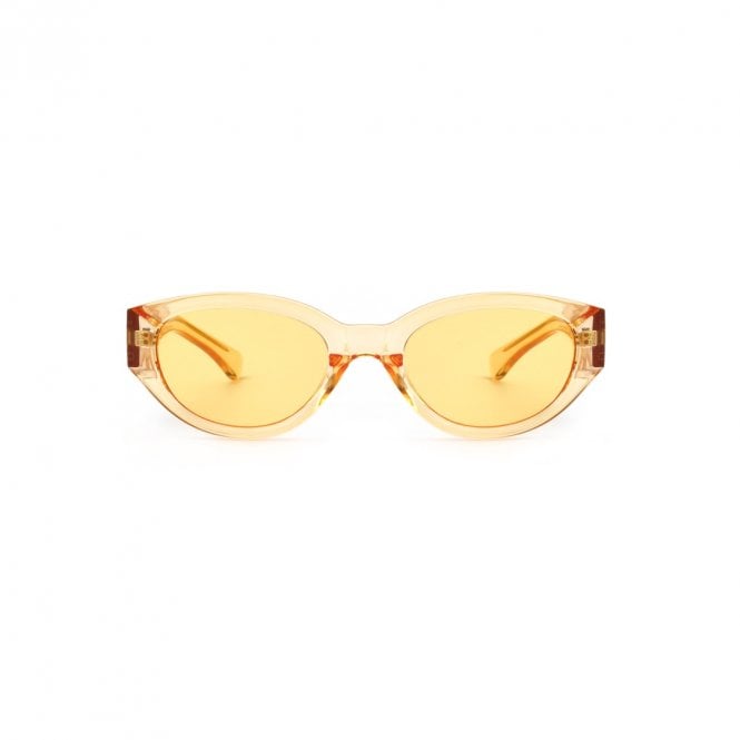 Yellow Transparent Winnie Sunglasses