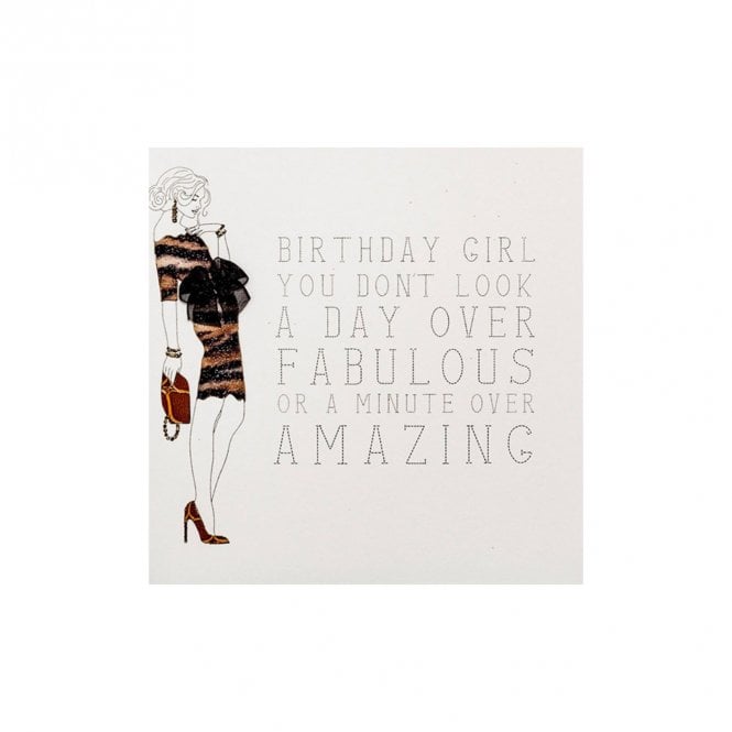 Gorgeous Birthday Girl High Heels Card